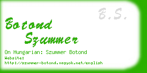 botond szummer business card